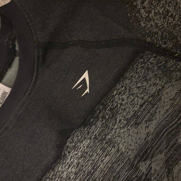 NEVER WORN gym shark adapt ombre seamless crop top S - Picture 3 of 4